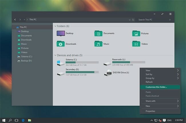 Ades Theme For Windows 10