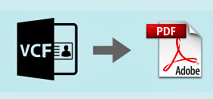 How to Convert VCF to PDF File