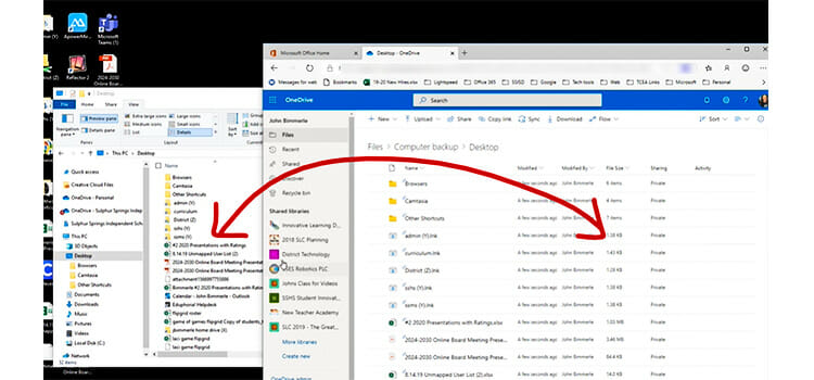 office 365 sync files transferring remaining