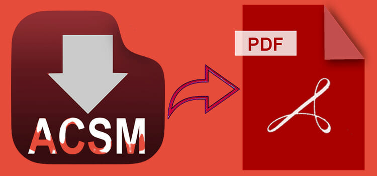 convert acsm file to pdf