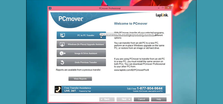 Use Pcmover for the Newer Version of Windows 2