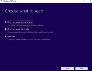 can you choose windows 10 pro in media creation tool