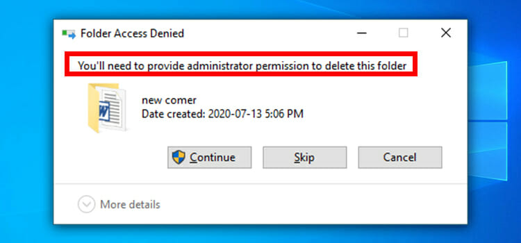 How To Get Permission To Delete File In Windows 10 Techdim