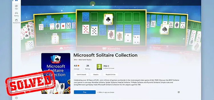 google app closest to windows classic solitaire