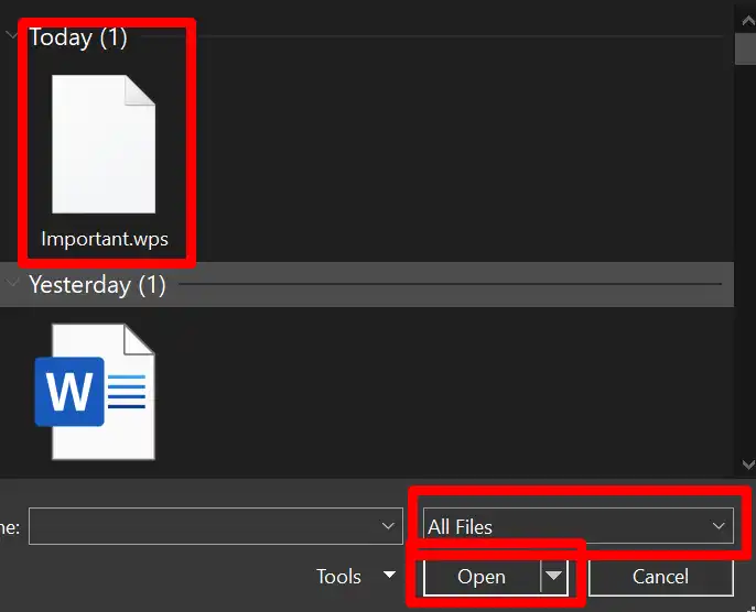 How To Open WPS File In Windows 10 - Techdim